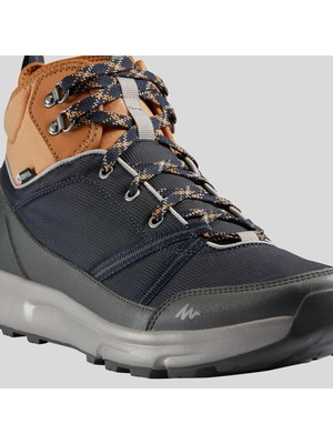 Decathlon Quechua Erkek Su Geçirmez Bot - Lacivert - Hafif, Nefes Alan Sentetik ve Orta Boy Konçlu