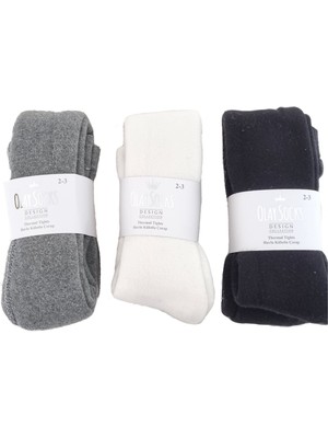 Olay Socks 3'lü Unisex Kışlık Pamuk Havlu Külotlu Çorap