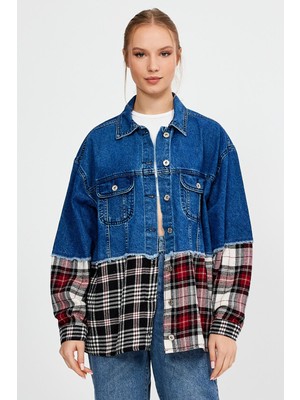 Alexander Gardi Özel Koleksiyon Garnili Denim Ceket (AG-3020)