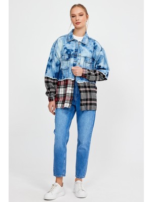 Alexander Gardi Özel Koleksiyon Garnili Denim Ceket (AG-3020)