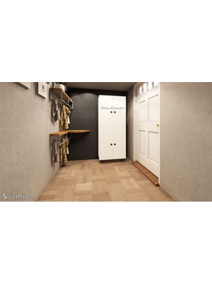 Zerka Concept Sarvel Mdf 4 Raflı Çok Amaçlı Mutfak Banyo Ayakkabılık Dolap 70 cm