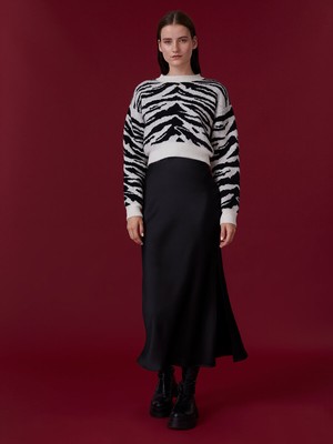 Loft Long Crop Kadın Kazak