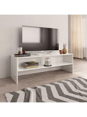 Aden Home Beyaz Tv Ünitesi, Mdf Tv Ünitesi, Raflı Tv Sehpa Ünitesi, Beyaz Mdf Tv Ünitesi Konsol, TVU63