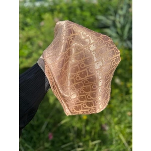 Fresco Scarfs Kadın Tesettür İpeksi Parlak Jakar Desen Şal
