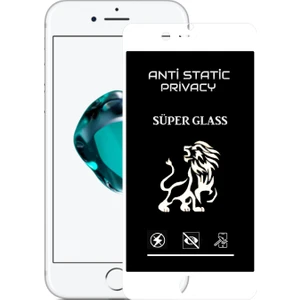 Case World Caseworld Apple iPhone Se 2020 Tam Kaplayan Anti Statik Hayalet Süper Cam Ekran Koruyucu - Beyaz