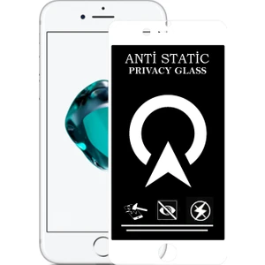 Kzy Apple iPhone Se 2020 Tam Kaplayan Anti Statik Görünmez Safir Ekran Koruyucu Hayalet Cam - Beyaz