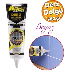 Fayans Seramik Mermer Yer Duvar Için Tamir Wc Banyo Tadilat Derz Dolgu Beyaz 380 gr