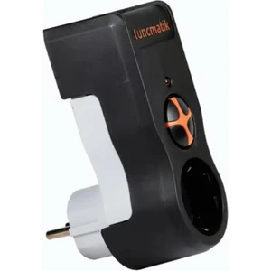 Voltaj & Akım Korumalı Grup Priz Tuncmatık Powersurge 1-Surge Protectıon PLUG-525 Joule-Black