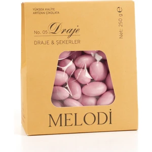 Melodi Çikolata Pembe Badem Şekeri - 250gr