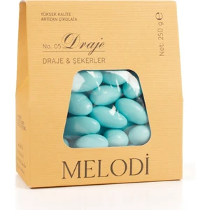 Melodi Çikolata Mavi Renkli Badem Şekeri - 250gr