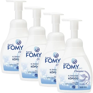 Classic Köpük Sabun El Temizleme Köpüğü 300 ml x 4 Adet