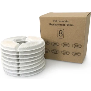 8pcs Kedi Su Çeşmesi Filtresi Aktif Karbon Reçine Filtre Değişimi (Yurt Dışından)