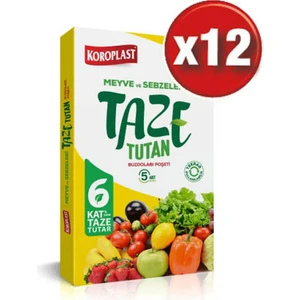 Taze Tutan Buzdolabı Poşeti 5li x 12 Paket (1 Koli)