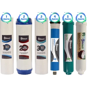 Life Tech Lifetech 6 Aşama Filtre Seti (Membran Filtreli)