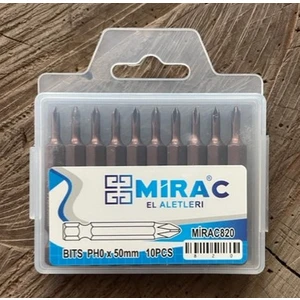 Ph0 Ince Bits Uç Mıknatıslı Ince Yıldız Uç Ph0 Vida Sıkma Ucu 50MM 10ADET