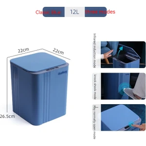 Eva Store1 12L Akıllı Otomatik Algılamalı Çöp Tenekesi Kapaklı (Yurt Dışından)