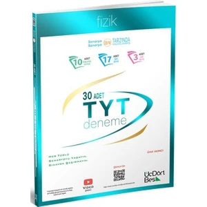 ÜçDörtBeş Yayınları TYT Fizik 30'lu Deneme