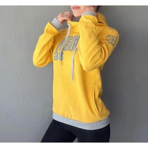 Kapüşonlu Içişardonlu Baskılı Unısex Sweat