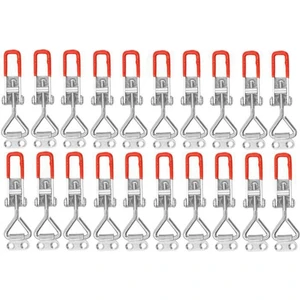 20 Paket Ayarlanabilir Geçiş Mandalı Kelepçe 4001, 330 Lbs Tutma Kapasitesi, Ağır Hizmet Hızlı Bırakma Çekme Mandalı Mandal Kelepçesi (Yurt Dışından)