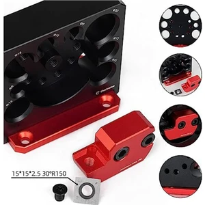 6 Adet Dübel Yapıcı Jig Kiti, Metrik 8mm Ila 20MM Ayarlanabilir Dübel Yapıcı, Karbür Bıçaklı, Ahşap Çubuklar Için Çubuklar Ağaç Işleme (Yurt Dışından)
