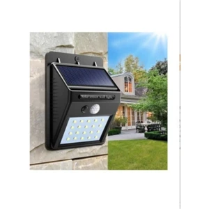 Solar Güneş Enerjili Hareket Sensörlü 20 Ledli Duvar Lambası