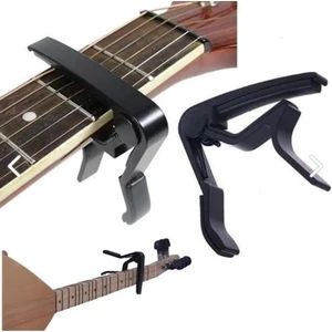Gitar ve Bağlama Kaposu Kelepçesi Siyah Fc-75 Capo