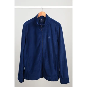 ADAM BOXES Tam Fermuarlı Polar Ceket N-Alimo - Lacivert