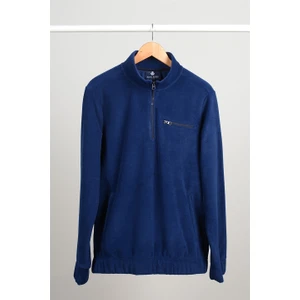 ADAM BOXES Yarım Fermuarlı Polar N-Cauno - Lacivert