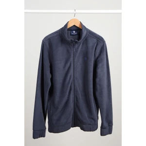 ADAM BOXES Tam Fermuarlı Polar Ceket N-Alimo - Füme