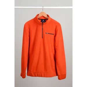 ADAM BOXES Yarım Fermuarlı Polar N-Cauno - Turuncu