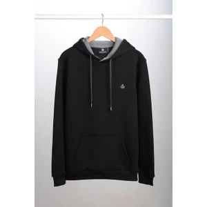 ADAM BOXES Kapüşonlu Sweatshirt N-Siangela - Siyah
