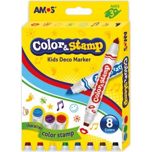 Color & Stamp - Çift Uçlu Damga Kalemi