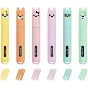 Teddy S Style  6'lı Fosforlu Kalem Seti