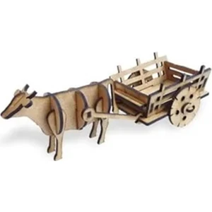Kağnı, 3d Ahşap Maket