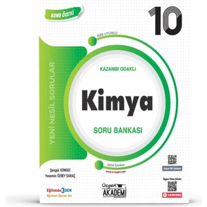 Üçgen Yayınları 10. Sınıf Kimya Soru Bankası
