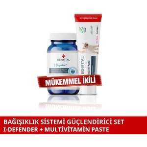 Kedi Immün Sistem Güçlendirme Set I-Defender + Multivitamin Paste