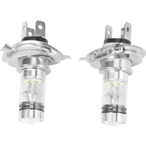 2 Adet Yüksek Güç LED H4 Hb2 9003 Ampul 100 W 20LED Araba Sis Far Lambası Farlar 6000 K Beyaz (Yurt Dışından)