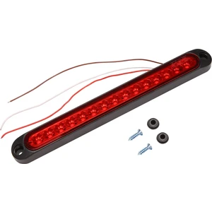 10 Inç Mühürlü Kamyon ve Rv Römork Işık Çubuğu 15 LED Üçüncü Fren Lambaları Şerit Kırmızı (Yurt Dışından)