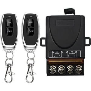 Decisive Ac 220 V 30A 1ch 433 Mhz Kablosuz Uzaktan Kumanda Anahtarı Rf Röle Alıcı + Elektrikli Aletler Için Açma/kapama Verici Lamba (Yurt Dışından)