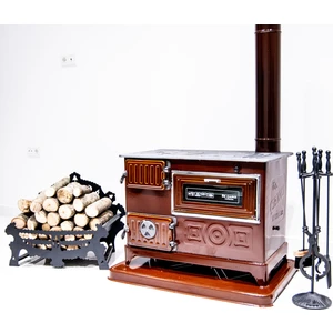 Fırınlı Döküm Derin Ocak Kuzine Soba Kömür Sobası Odun Sobası