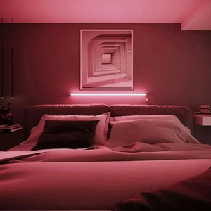 Uzaktan Kumandalı LED Lambader Yatak ve Tv - 4 Animasyon 16 Renk Rgb Çok Renkli