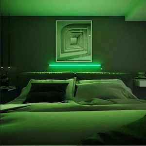 Uzaktan Kumandalı LED Lambader Yatak ve Tv - 4 Animasyon 16 Renk Rgb Çok Renkli