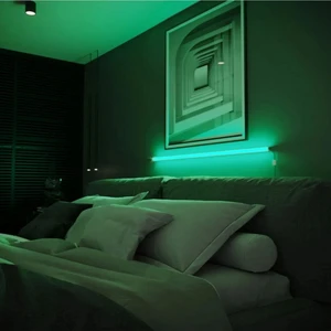 Uzaktan Kumandalı LED Lambader Yatak ve Tv - 4 Animasyon 16 Renk Rgb Çok Renkli