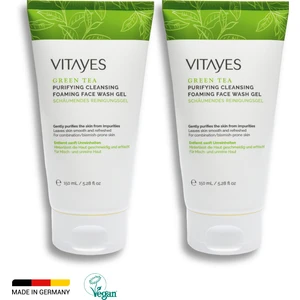 VITAYES Yeşil Çay Özlü Arındırıcı ve Temizleyici Yüz Yıkama Jeli 150 ml Set