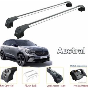 Renault Austral Ara Atkısı Tavan Taşıyıcı 2023- Gri