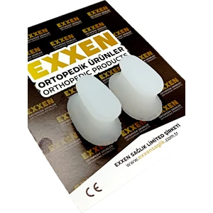 Ayak Parmak Arası Silikon Makara 1 Çift Parmak Ayırıcı Hallux Valgux