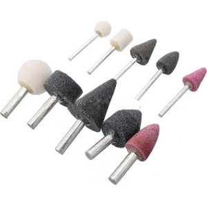 Hobi Gravür Dremel Taşlama Ucu Mini Metal Ahşap Oyma Seti Parlatma Çapak Alma 10 Parça Matkap Uyumlu