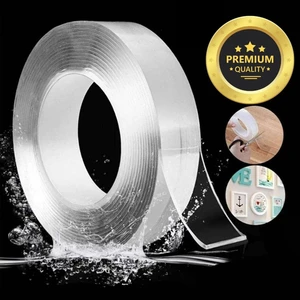 60 kg Çift Taraflı Ekstra Güçlü Çok Amaçlı Tamir Silikon Bant Dış Mekan Montaj Bandı 18 mm x 2 mt