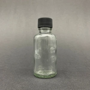 JUNİBELİW 6 Adet 30ML Cam Şişe Küçük Plastik Kapaklı Çok Amaçlı Shot Şişesi 6X30ML