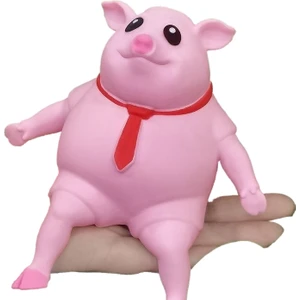 Huiding Up Deformasyon Dekompresyon Domuz Dekompresyon Tutam Oyuncak Pembe Domuz Oyuncak Öfke Nöbeti Dekompresyon Pembe Domuz - Büyük Boy 15*15CM (Yurt Dışından)